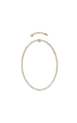 Load image into Gallery viewer, 25CTW Mix Shaped Lab Grown Diamond (F/VS ) Tennis Necklace in 14K Gold
