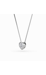 Load image into Gallery viewer, 1CTW Heart Shaped Lab Grown Diamond (F/VS) Bezel Set Solitaire Pendant in 14K Gold
