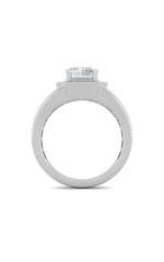 Load image into Gallery viewer, 3CTW Emerald Shaped Lab Grown Diamond (F/VS) Mens Ring in 14K Gold
