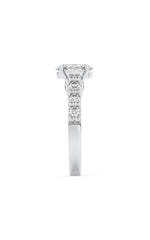 Load image into Gallery viewer, 2CTW Oval Shaped Lab Grown Diamond (F/VS) Accented Milgrain Engagement Ring in 14K Gold

