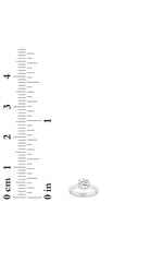 Load image into Gallery viewer, 1CTW Round Shaped Lab Grown Diamond (F/VS) Plain Cathedral Trellis Shank Solitaire Engagement Ring in 14K Gold
