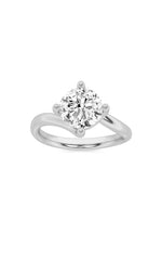 Load image into Gallery viewer, 1CTW Round Shaped Lab Grown Diamond (F/VS) Bypass Shank Engagement Ring in 14K Gold
