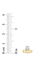 Load image into Gallery viewer, 1CTW Elongated Cushion Shaped Lab Grown Diamond (F/VS) Hidden Halo Cathedral Shank Engagement Ring in 14K Gold
