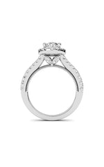 Load image into Gallery viewer, 2.5CTW Oval Shaped Lab Grown Diamond (F/VS) Engagement Ring in 14K Gold
