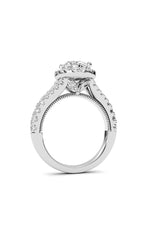 Load image into Gallery viewer, 2.5CTW Oval Shaped Lab Grown Diamond (F/VS) Engagement Ring in 14K Gold
