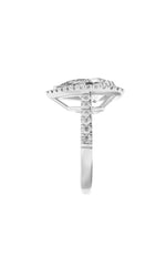 Load image into Gallery viewer, 6.25CTW Pear Shaped Lab Grown Diamond (F/VS) Bold Accented Engagement Ring in 14K Gold
