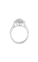 Load image into Gallery viewer, 6.25CTW Pear Shaped Lab Grown Diamond (F/VS) Bold Accented Engagement Ring in 14K Gold
