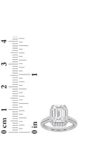 Load image into Gallery viewer, 3CTW Radiant Shaped Lab Grown Diamond (F/VS) Halo Accented Engagement Ring in 14K Gold
