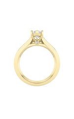 Load image into Gallery viewer, 2CTW Marquise Shaped Lab Grown Diamond (F/VS) Channel Set Bridal Engagement Ring in 14K Gold

