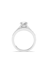 Load image into Gallery viewer, 2CTW Round Shaped Lab Grown Diamond (F/VS) Channel Set Bridal Engagement Ring in 14K Gold
