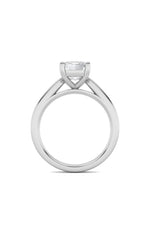 Load image into Gallery viewer, 2CTW Emerald Shaped Lab Grown Diamond (F/VS) Classic Shank Solitaire Engagement Ring in 14K Gold

