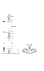 Load image into Gallery viewer, 2CTW Emerald Shaped Lab Grown Diamond (F/VS) Classic Shank Solitaire Engagement Ring in 14K Gold
