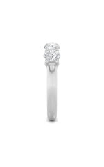 Load image into Gallery viewer, 2CTW Round Shaped Lab Grown Diamond (F/VS) Five Stone Band Ring in 14K Gold
