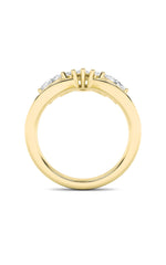 Load image into Gallery viewer, 1.5CTW Marquise Shaped Lab Grown Diamond (F/VVS) Fancy Contour Ring in 14K Gold
