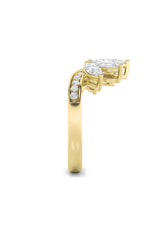 Load image into Gallery viewer, 1.5CTW Marquise Shaped Lab Grown Diamond (F/VVS) Fancy Contour Ring in 14K Gold
