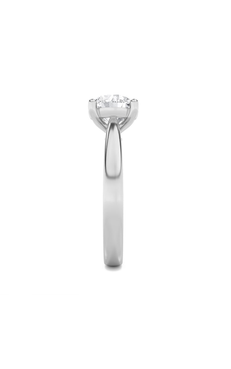 1CTW Round Shaped Lab Grown Diamond (F/VS) Insert Jacket Ring in 14K Gold