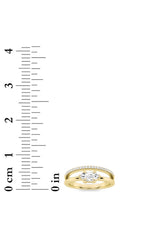 Load image into Gallery viewer, 0.5CTW Marquise Shaped Lab Grown Diamond (G/VS) Fashion Ring in 10K Gold
