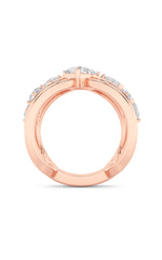 Load image into Gallery viewer, 2CTW Pear Shaped Lab Grown Diamond (F/VS) Seven Stone Fashion Ring in 14K Gold
