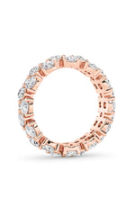 Load image into Gallery viewer, 5CTW Round Shaped Lab Grown Diamond (F/VS) Eternity Band Ring in 14K Gold
