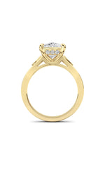 Load image into Gallery viewer, 3.25CTW ELongated Cushion Lab Grown Diamond (F/VS )Ring in 14K Gold
