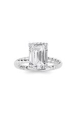 Load image into Gallery viewer, Emerald Lab Grown Diamond (F/VS ) Ring in 14K Gold
