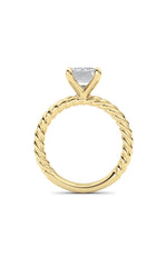 Load image into Gallery viewer, Emerald Lab Grown Diamond (F/VS ) Ring in 14K Gold
