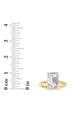 Load image into Gallery viewer, Emerald Lab Grown Diamond (F/VS ) Ring in 14K Gold
