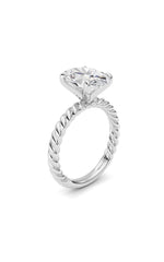 Load image into Gallery viewer, Oval Lab Grown Diamond (F/VS ) Ring in 14K Gold
