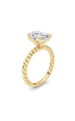 Load image into Gallery viewer, Oval Lab Grown Diamond (F/VS ) Ring in 14K Gold
