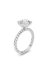 Load image into Gallery viewer, Round Lab Grown Diamond (F/VS ) Ring in 14K Gold
