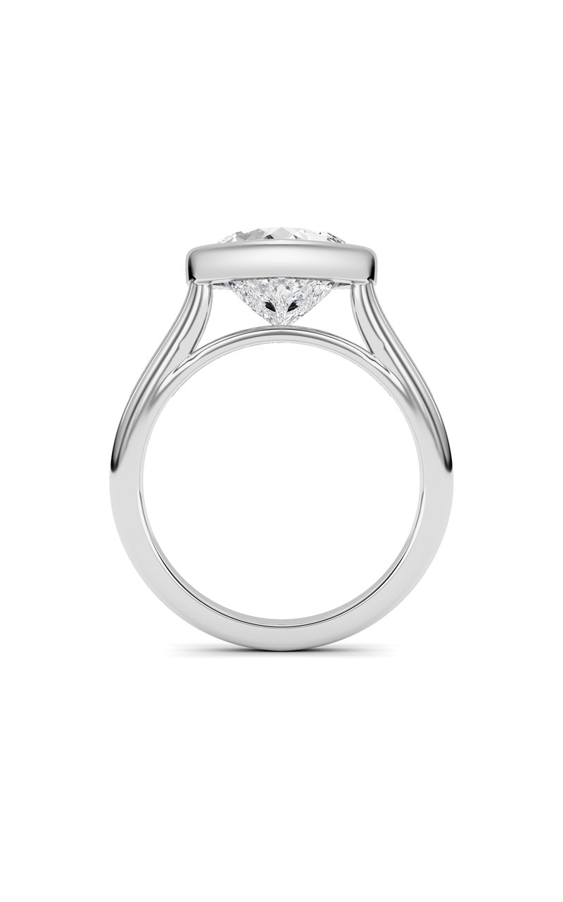 Heart Lab Grown Diamond (F/VS ) Ring in 14K Gold