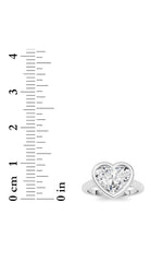 Load image into Gallery viewer, Heart Lab Grown Diamond (F/VS ) Ring in 14K Gold
