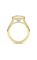 Load image into Gallery viewer, Heart Lab Grown Diamond (F/VS ) Ring in 14K Gold
