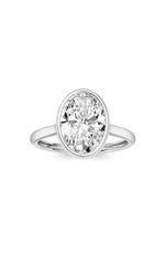 Load image into Gallery viewer, Oval Lab Grown Diamond (F/VS ) Ring in 14K Gold
