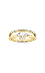Load image into Gallery viewer, 0.5CTW Marquise Shaped Lab Grown Diamond (G/VS) Ring in 14K Gold
