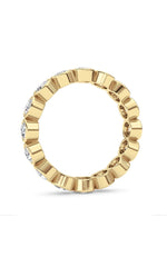 Load image into Gallery viewer, 1.6CTW Round Shaped Lab Grown Diamond (F/VS) Eternity Band Ring in 14K Gold
