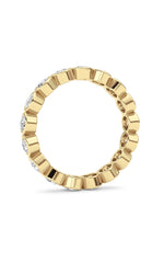 Load image into Gallery viewer, 1.8CTW Round Shaped Lab Grown Diamond (F/VS) Eternity Band Ring in 14K Gold
