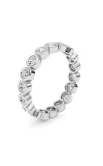 Load image into Gallery viewer, 1.8CTW Round Shaped Lab Grown Diamond (F/VS) Eternity Band Ring in 14K Gold
