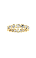 Load image into Gallery viewer, 1.8CTW Round Shaped Lab Grown Diamond (F/VS) Eternity Band Ring in 14K Gold
