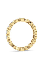 Load image into Gallery viewer, 1.8CTW Round Shaped Lab Grown Diamond (F/VS) Eternity Band Ring in 14K Gold
