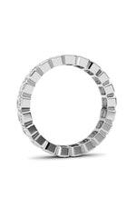 Load image into Gallery viewer, 2.6CTW Emerald Shaped Lab Grown Diamond (F/VS) Eternity Band Ring in 14K Gold
