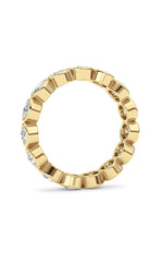 Load image into Gallery viewer, 1.8CTW Round Shaped Lab Grown Diamond (F/VS) Eternity Band Ring in 14K Gold
