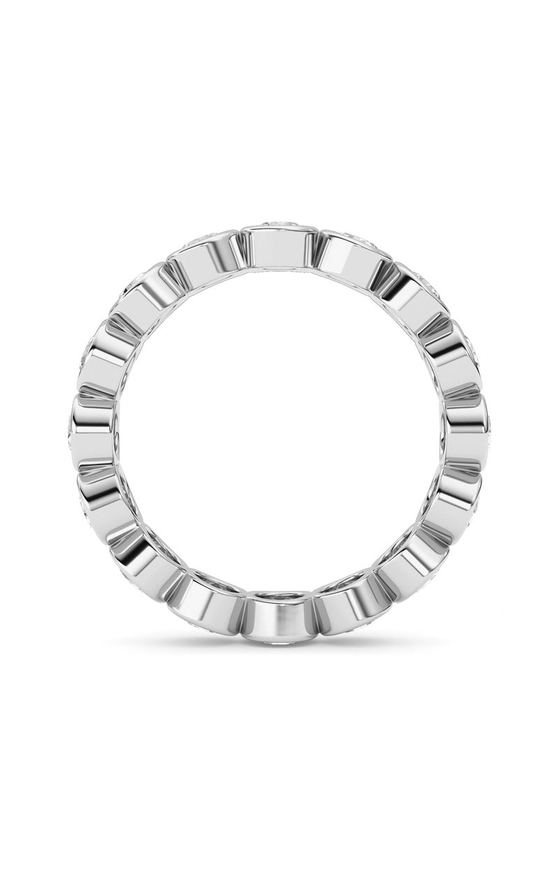 2CTW Round Shaped Lab Grown Diamond (F/VS) Eternity Band Ring in 14K Gold