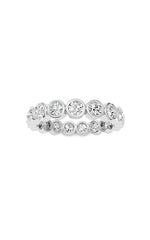 Load image into Gallery viewer, 2.2CTW Round Shaped Lab Grown Diamond (F/VS) Eternity Band Ring in 14K Gold
