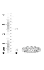 Load image into Gallery viewer, 2.2CTW Round Shaped Lab Grown Diamond (F/VS) Eternity Band Ring in 14K Gold
