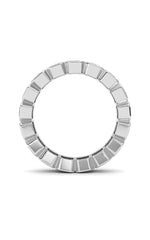 Load image into Gallery viewer, 2.5CTW Emerald Shaped Lab Grown Diamond (F/VS) Eternity Band Ring in 14K Gold

