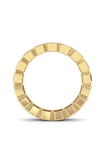 Load image into Gallery viewer, 2.5CTW Emerald Shaped Lab Grown Diamond (F/VS) Eternity Band Ring in 14K Gold
