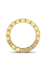 Load image into Gallery viewer, 2.75CTW Emerald Shaped Lab Grown Diamond (F/VS) Eternity Band Ring in 14K Gold
