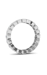 Load image into Gallery viewer, 3.00CTW Emerald Shaped Lab Grown Diamond (F/VS) Eternity Band Ring in 14K Gold
