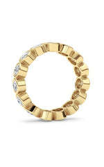 Load image into Gallery viewer, 2.2CTW Oval Shaped Lab Grown Diamond (F/VS) Eternity Band Ring in 14K Gold
